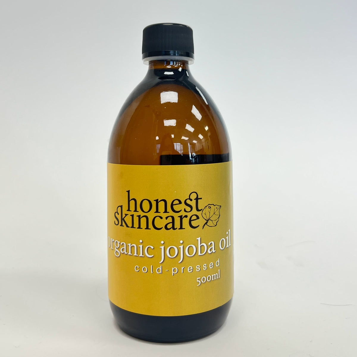 Jojoba oil for skin - Honest Skincare organic, cold-pressed, 500ml bottle for skincare and haircare.