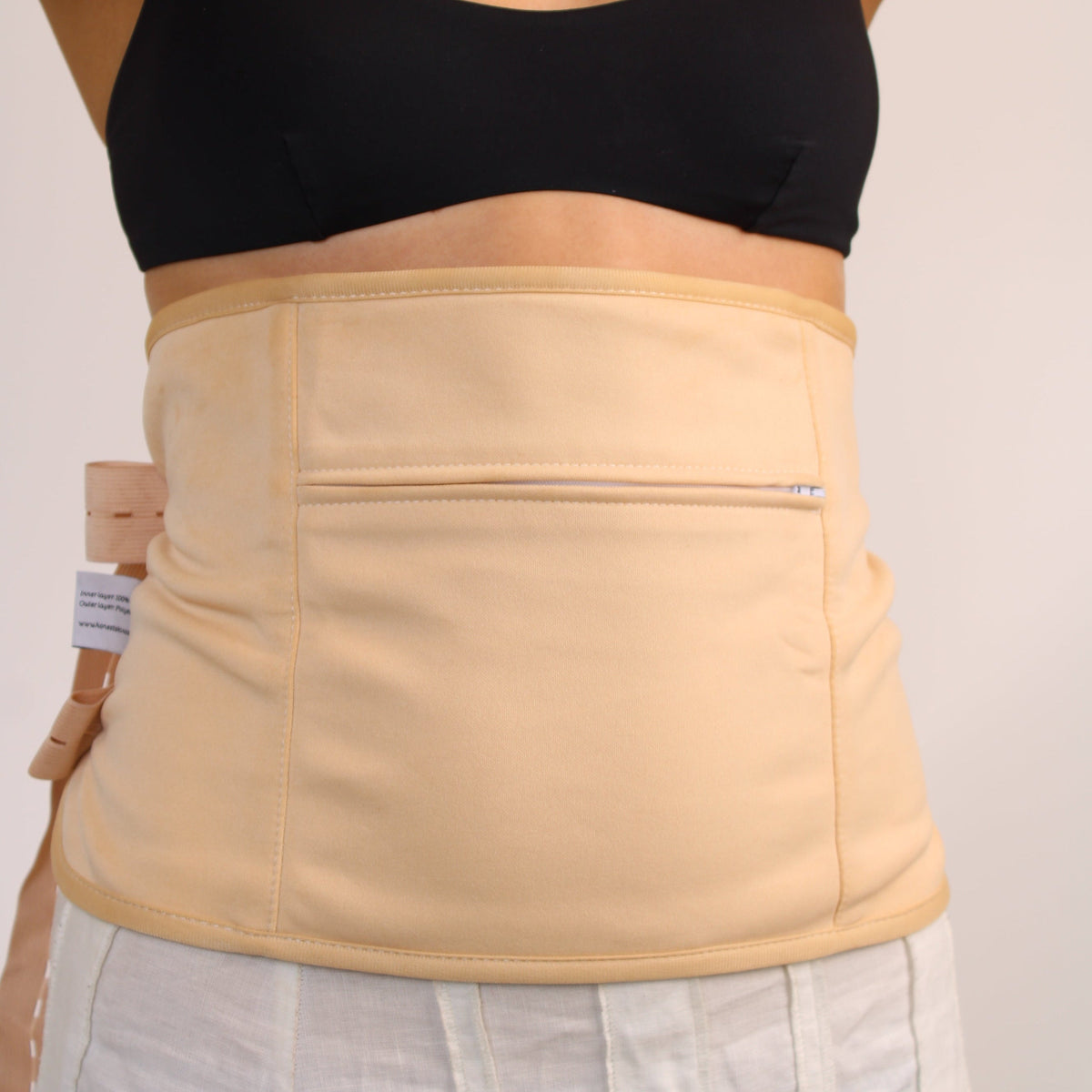 Organic castor oil starter pack waist wrap for effective castor oil therapy.