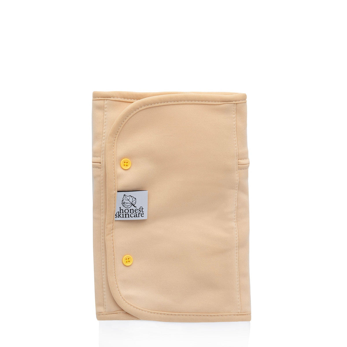 Castor Oil Body Wrap for Waist and Back - Organic Cotton Inner, reusable and comfortable for mess-free oil application.